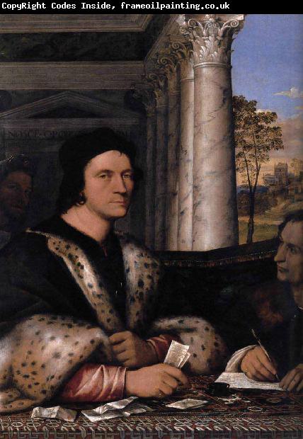 Sebastiano del Piombo Retrato de Ferry Carondelet con sus secretarios